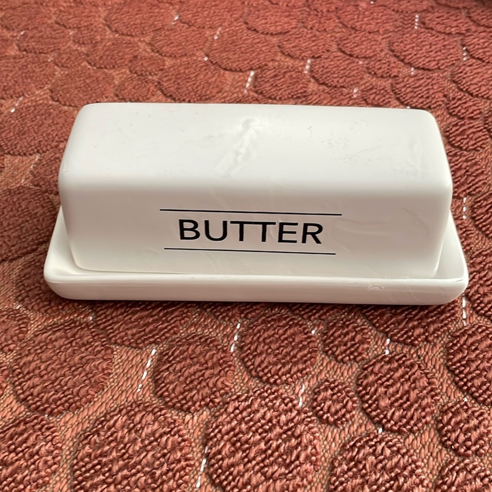 Pier One Bouclair ceramic butter dish